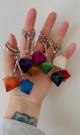 Diamant nøkkelring - tilfeldig farge thumbnail