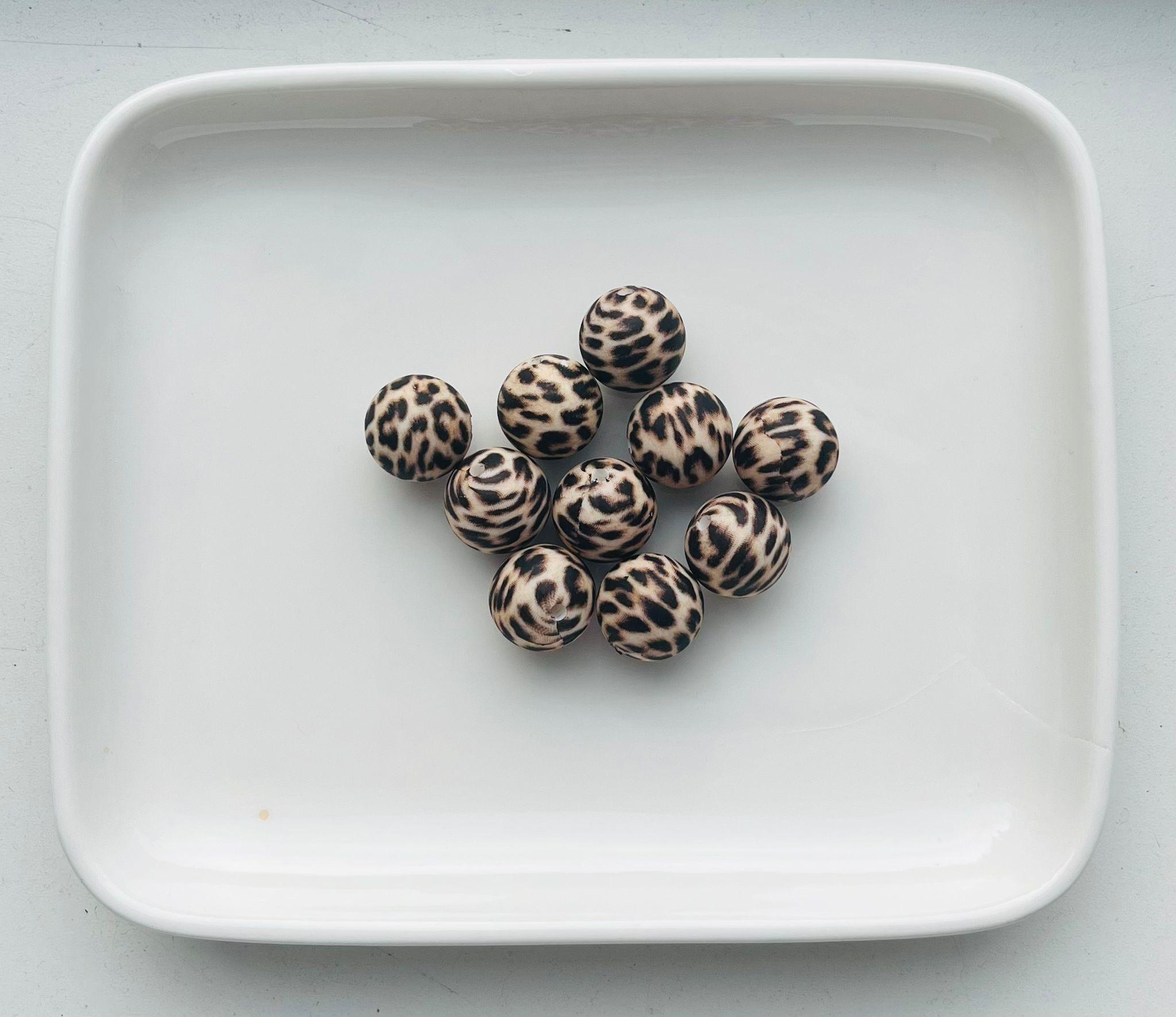 Leopard silikonperler