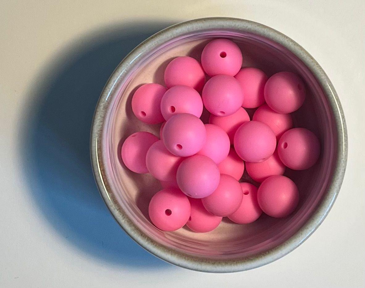 Rosa silikonperler