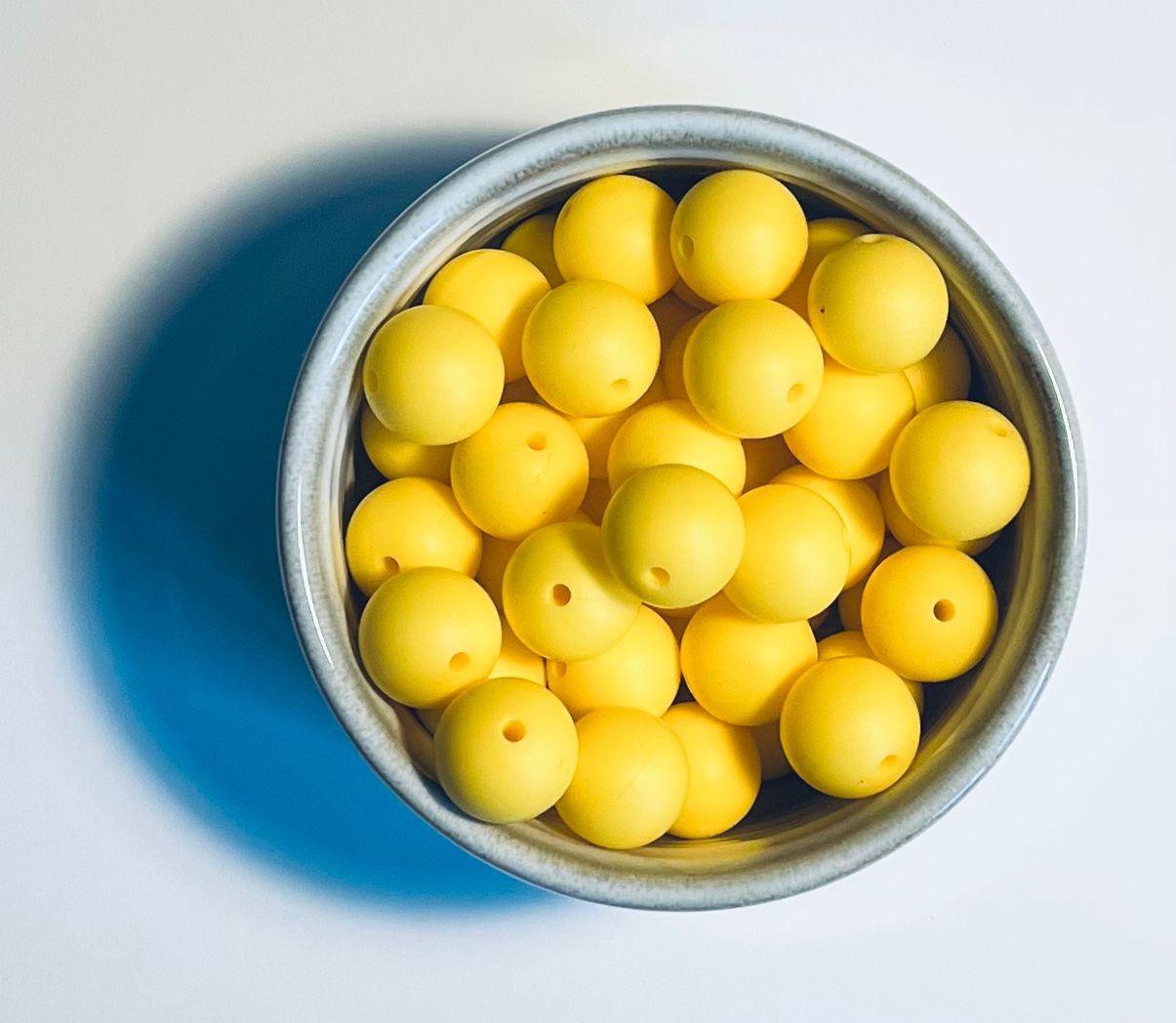 Gul silikonperler