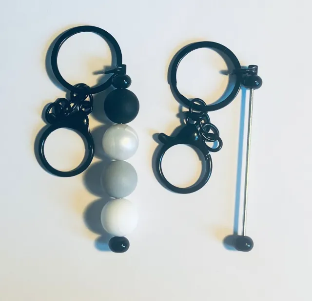 Nøkkelringer med klips og ring